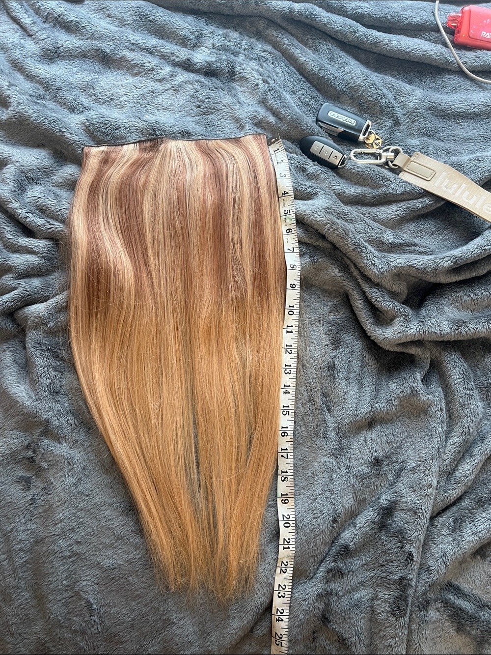 Bellami caramel ombré human hair extensions